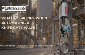 What to Specify When Automating a Knife Gate Valve